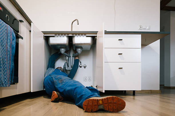 Professional Drain Cleaning technician working in Waban, MA